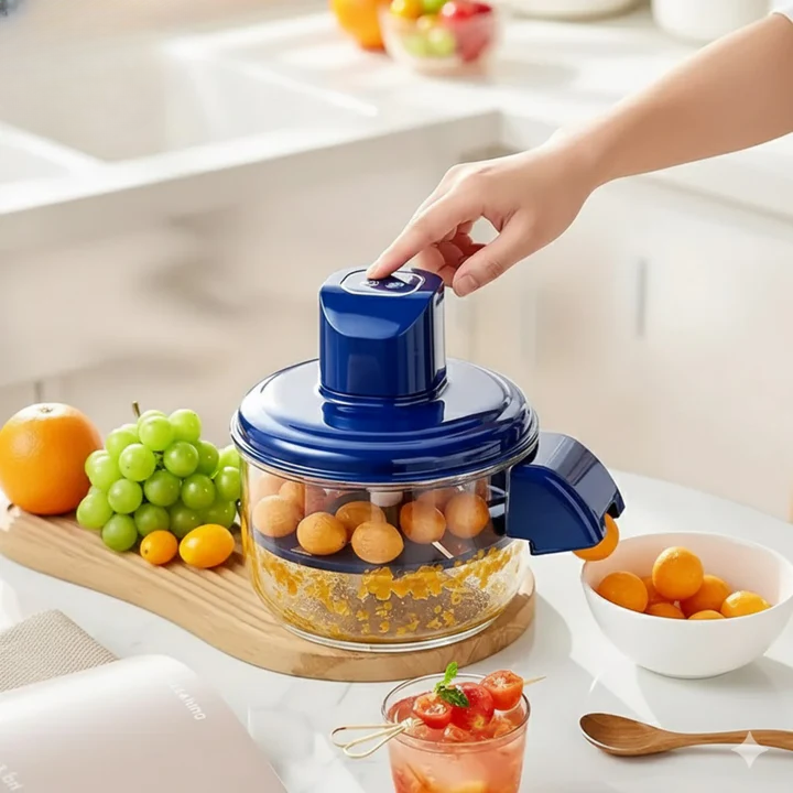 Electric fruit and vegetable peeler
