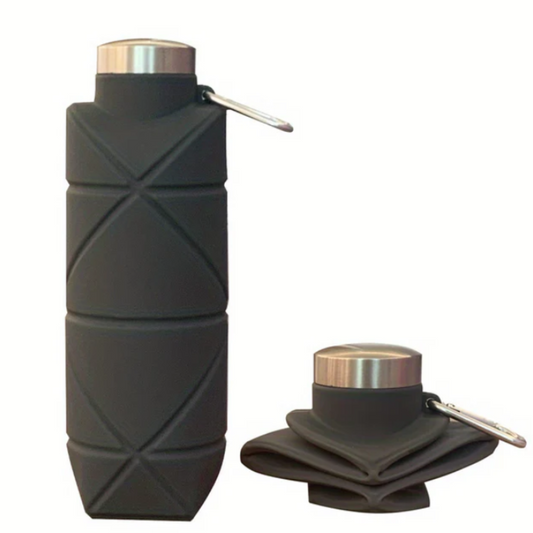 750ml foldable silicone water bottle