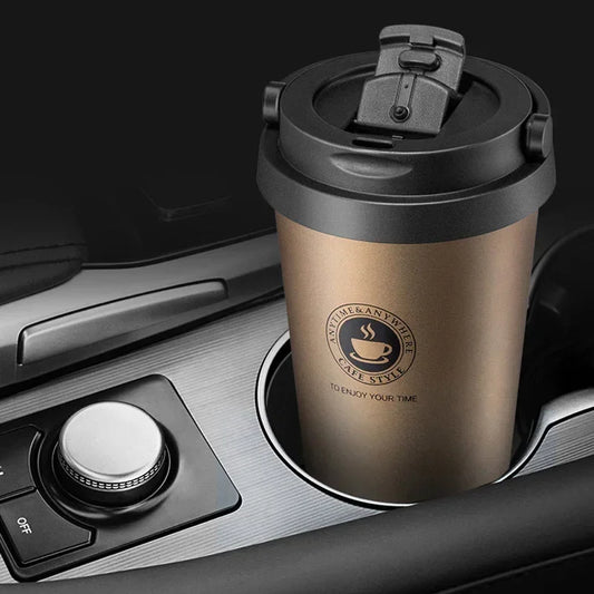 500ml stainless steel insulated travel mug