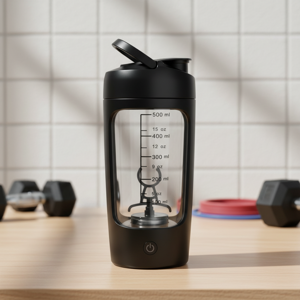 500ml rechargeable self-cleaning blender bottle