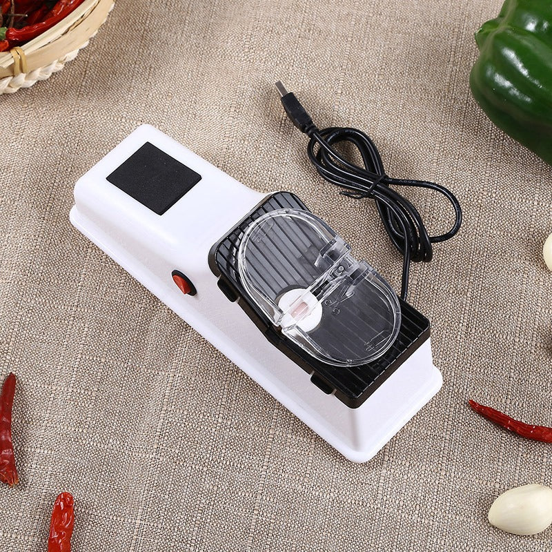 USB rechargeable electric knife sharpener