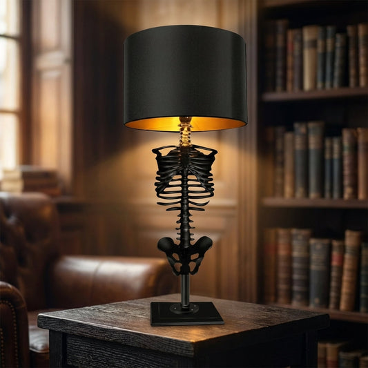 13.8-inch resin skeleton table lamp
