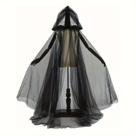 Women's hooded witch costume cloak