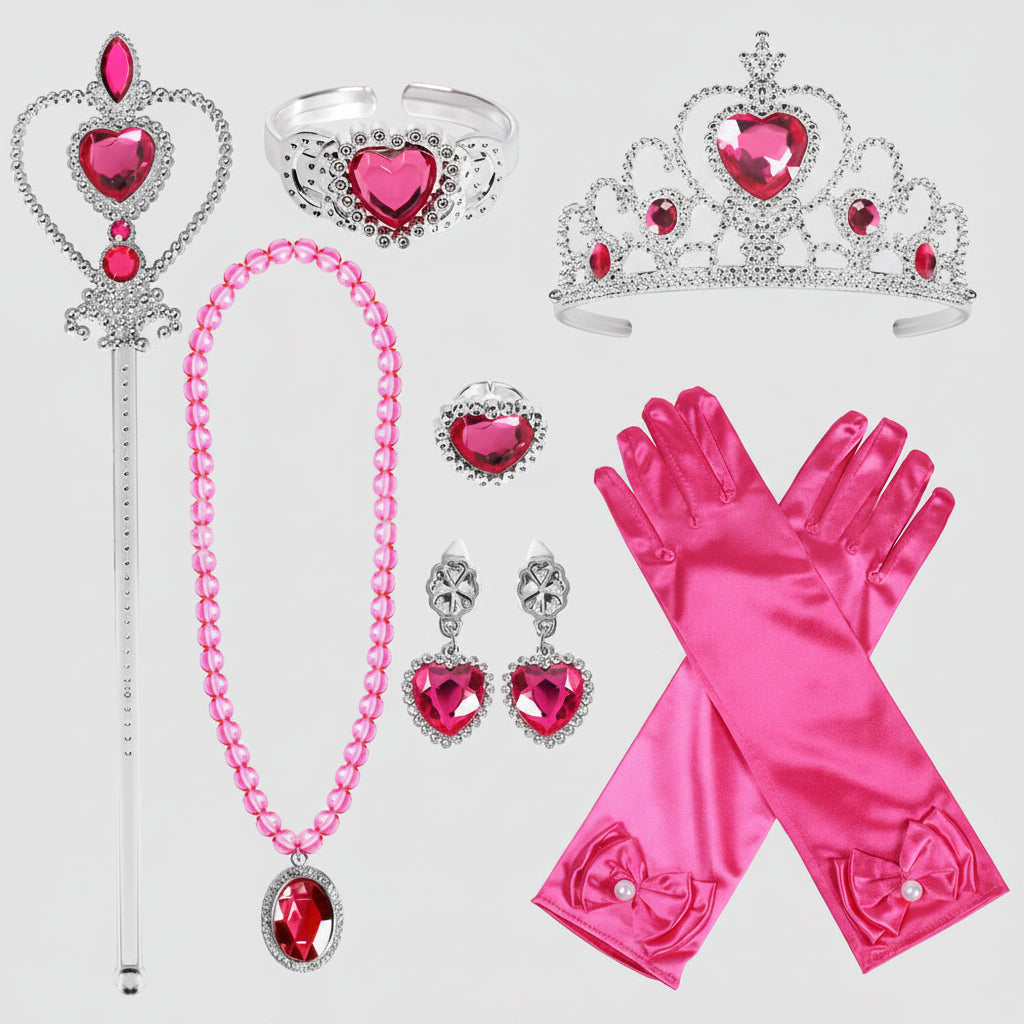 Princess costume jewelry and accessory set