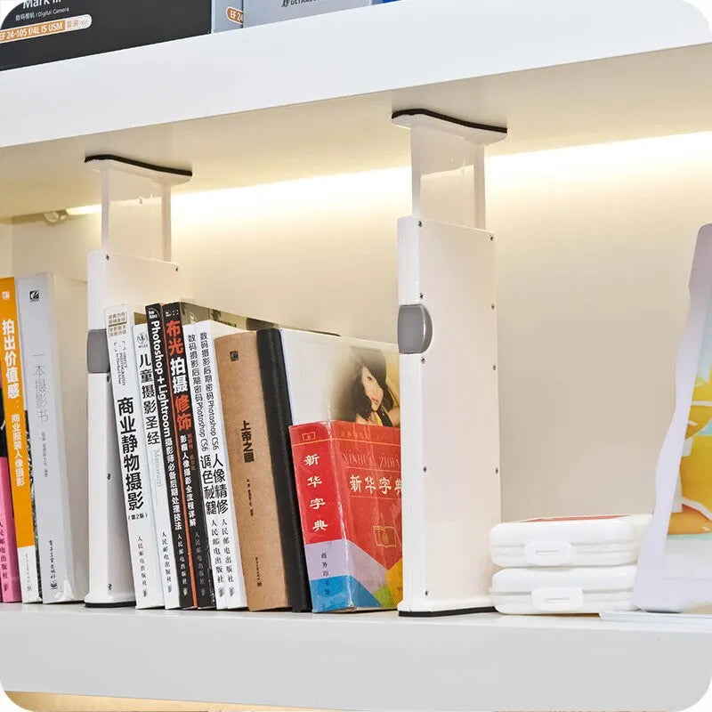 White plastic divider for flexible drawer organization