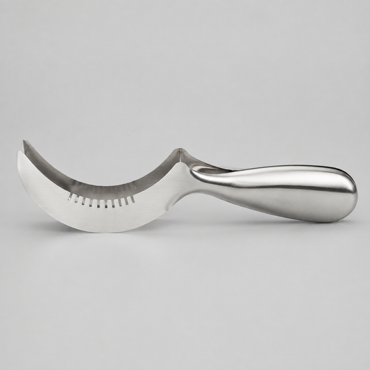 Ergonomic stainless steel watermelon cutter